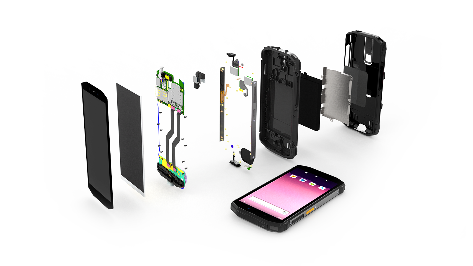 IP68 Portable Android Terminal Structural Development and Design